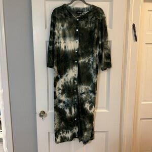 Tie dye Cardigan Dress